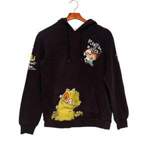 Nickelodeon Viacom Rugrats Tommy Chuckie Reptar Pullover Hoodie Size S